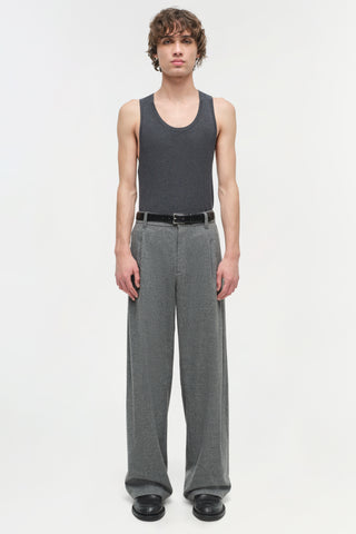 Falcon Pleated Wide Leg Pants