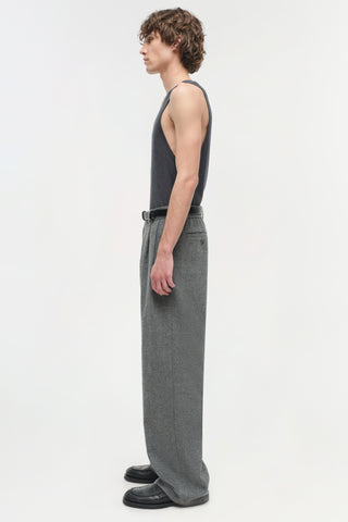 Falcon Pleated Wide Leg Pants