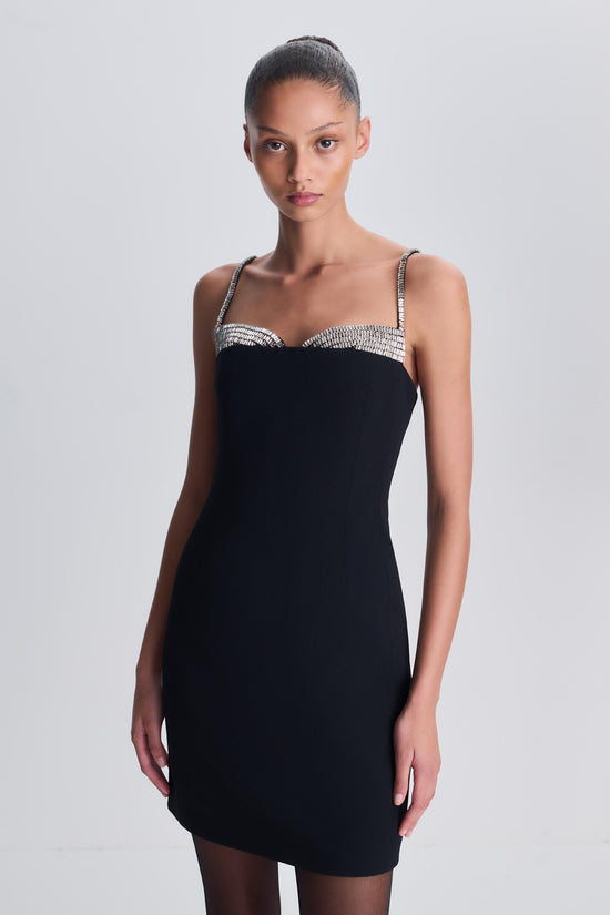 Maeva Embellished Bustier Mini Dress