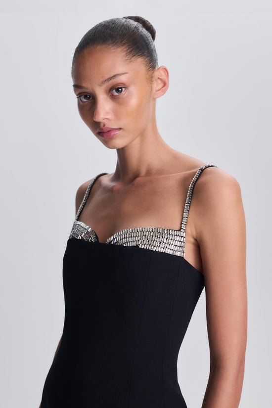 Maeva Embellished Bustier Mini Dress