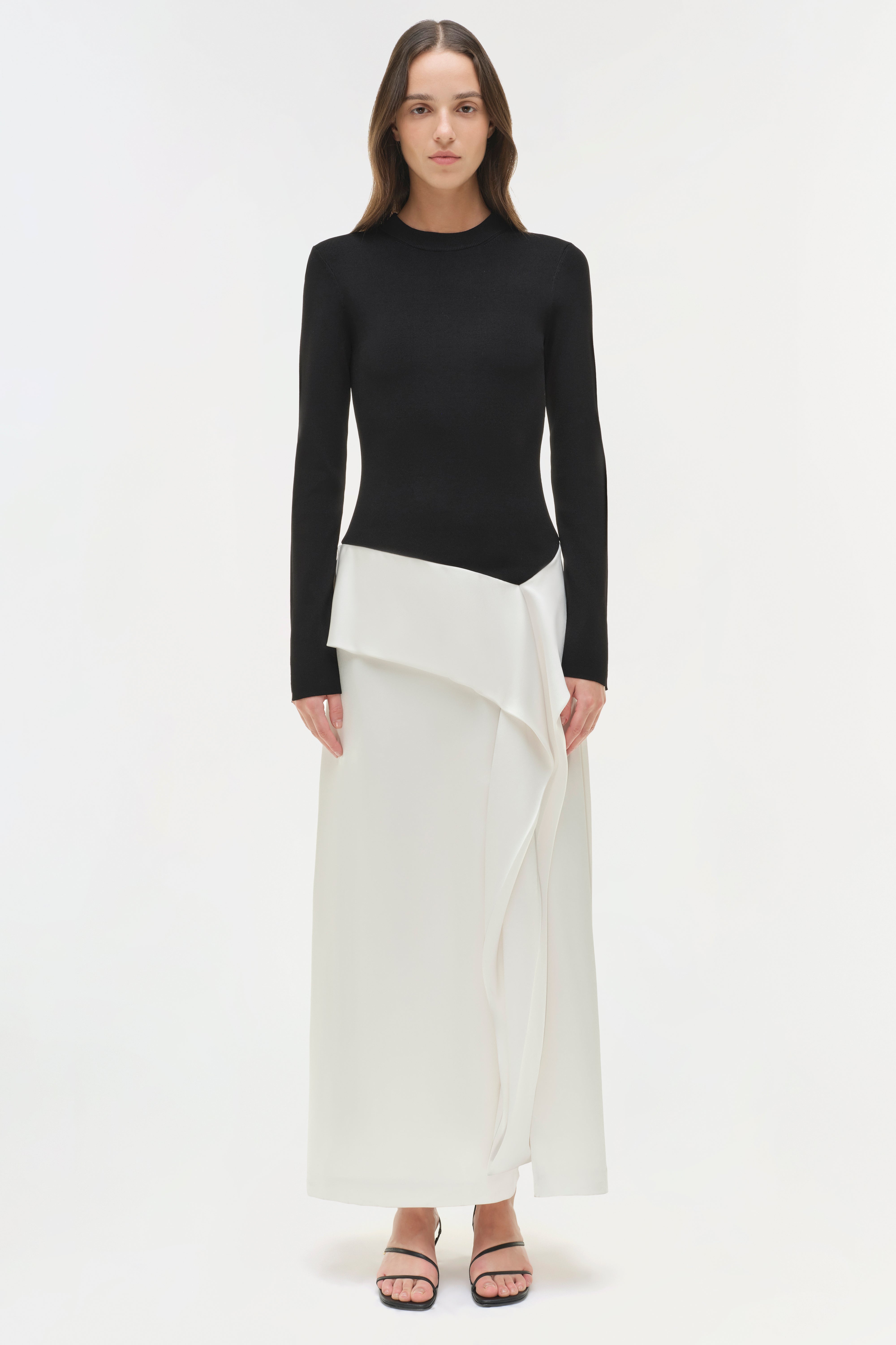 jonathan simkhai ines ruffled tiered recycled organza midi dress Jonathan Simkhai Ruffles Silk Midi Dress - 0