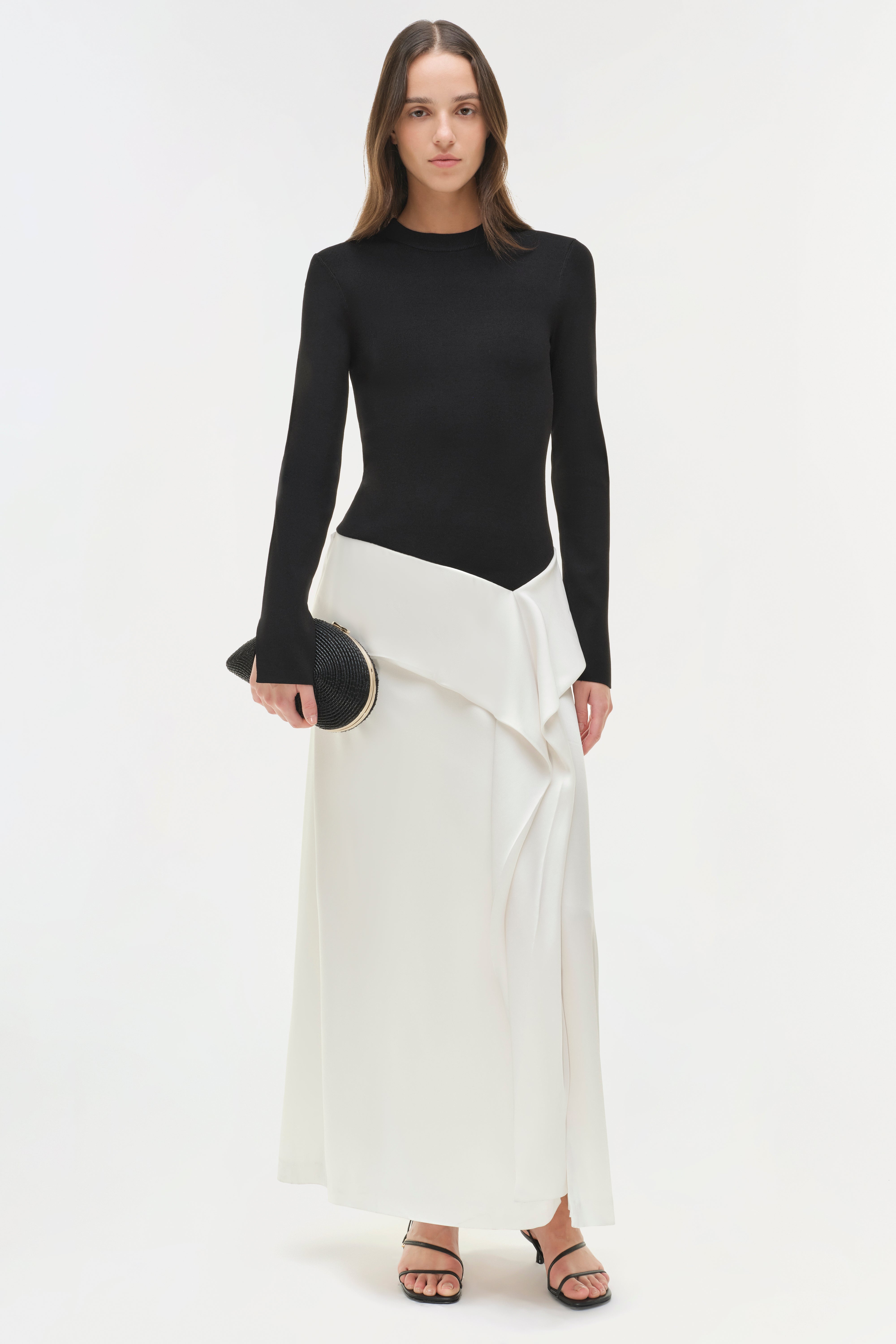 Ornella Midi Dress Black Multi / MD Ornella Midi Dress Black Multi / MD