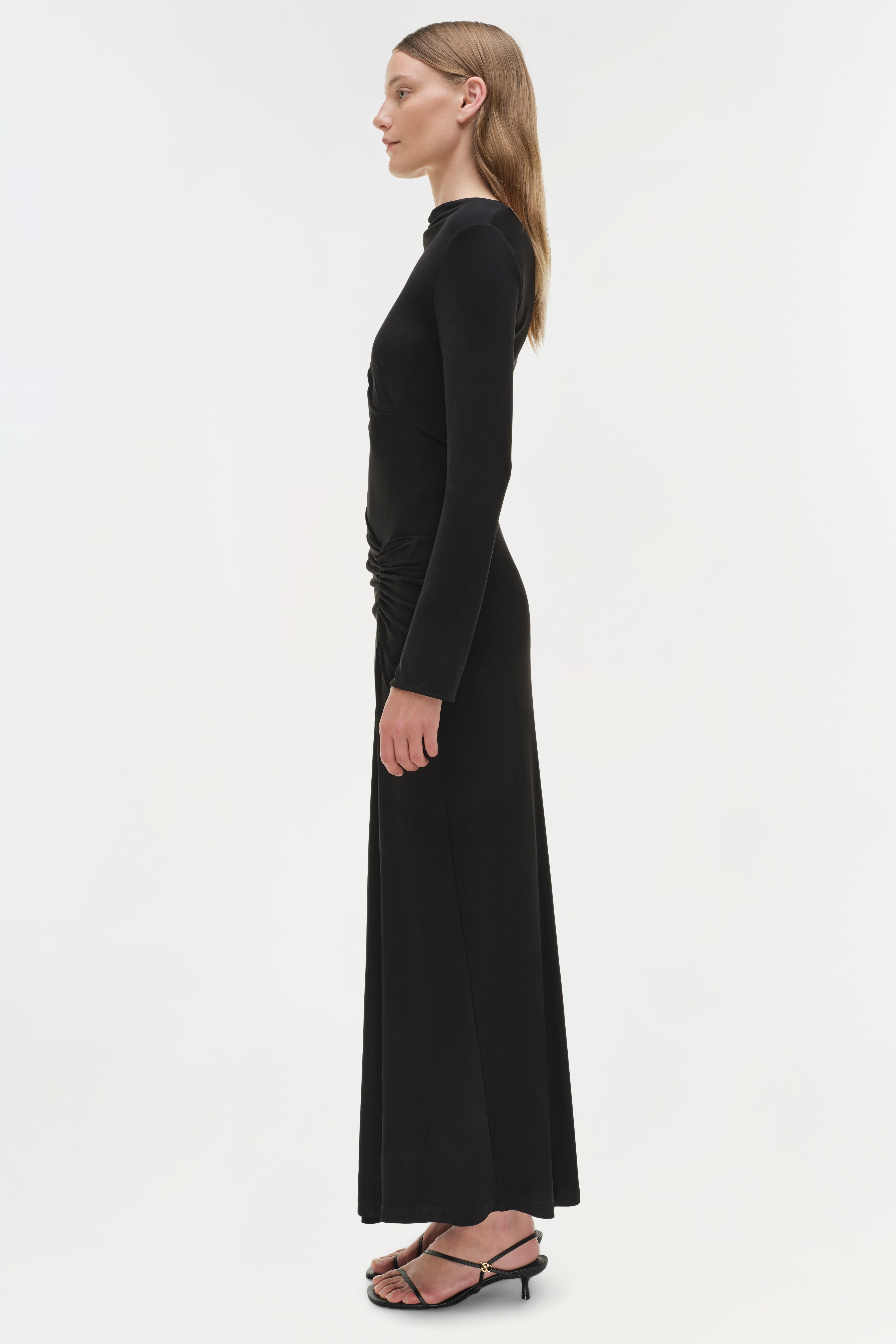 Ferrera Midi Dress - Black | SIMKHAI Ferrera Midi Dress - Black | SIMKHAI