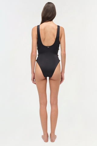 Mona Studded Scoop Neck One Piece