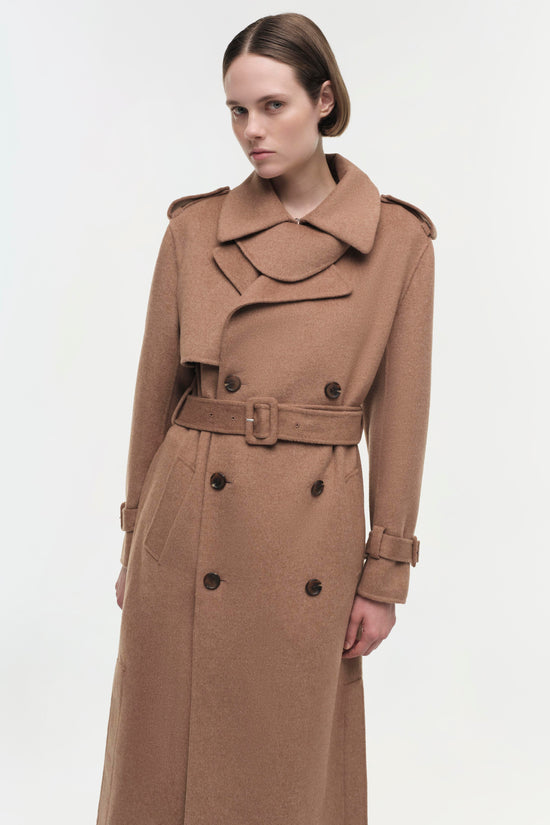 Rumi Belted Wool Coat