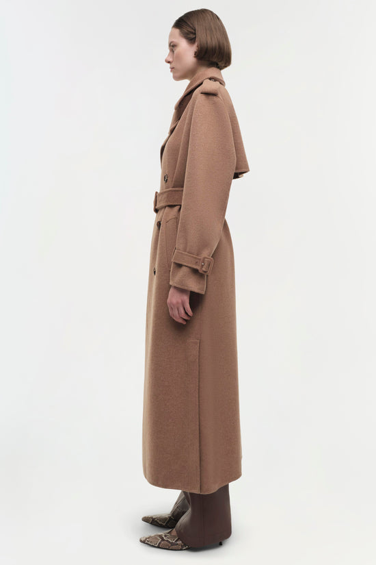 Rumi Belted Wool Coat