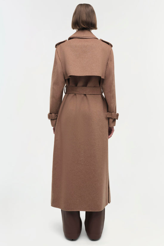 Rumi Belted Wool Coat