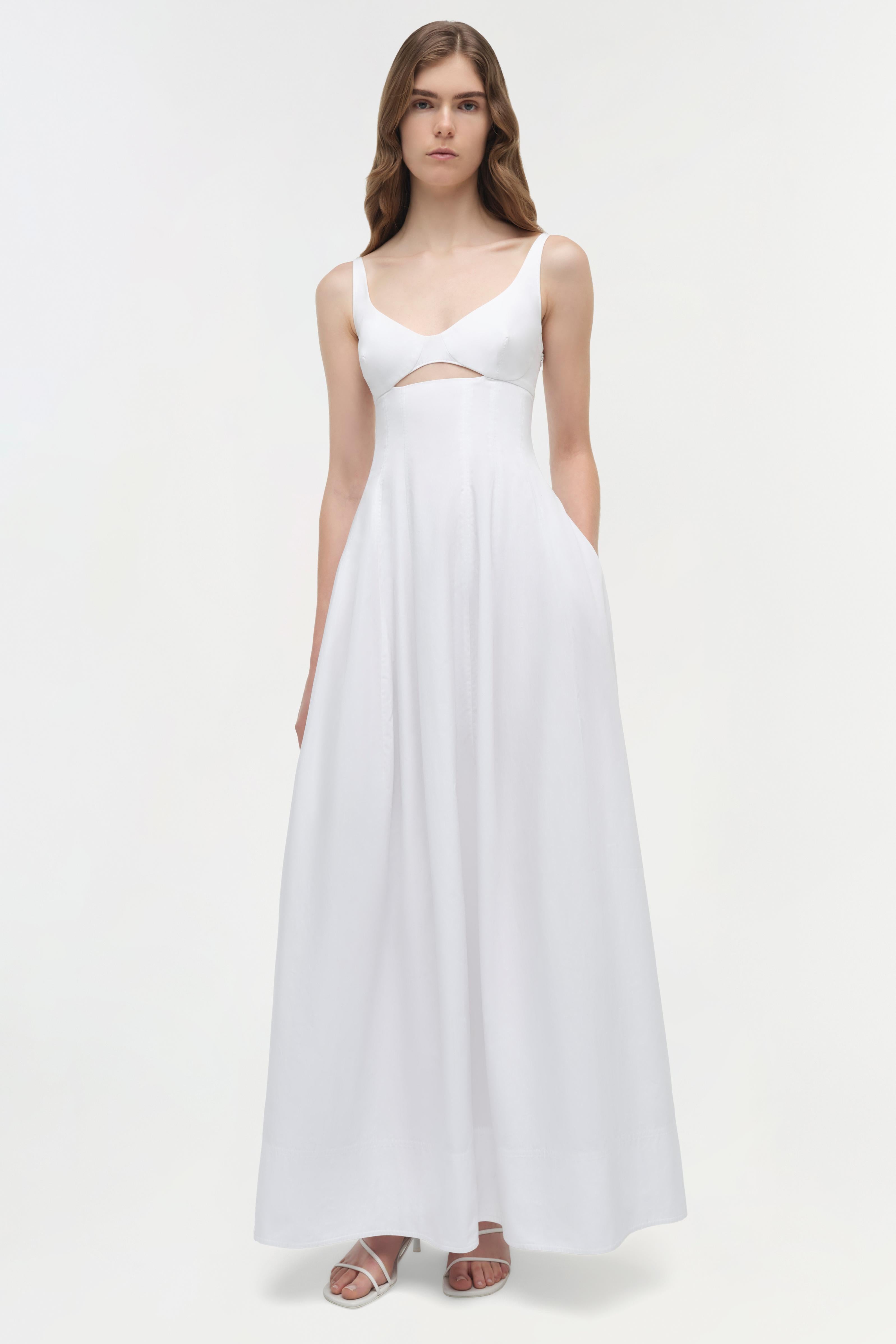 Maddy Cotton Midi Dress SIMKHAI Maddy Cotton Midi Dress SIMKHAI