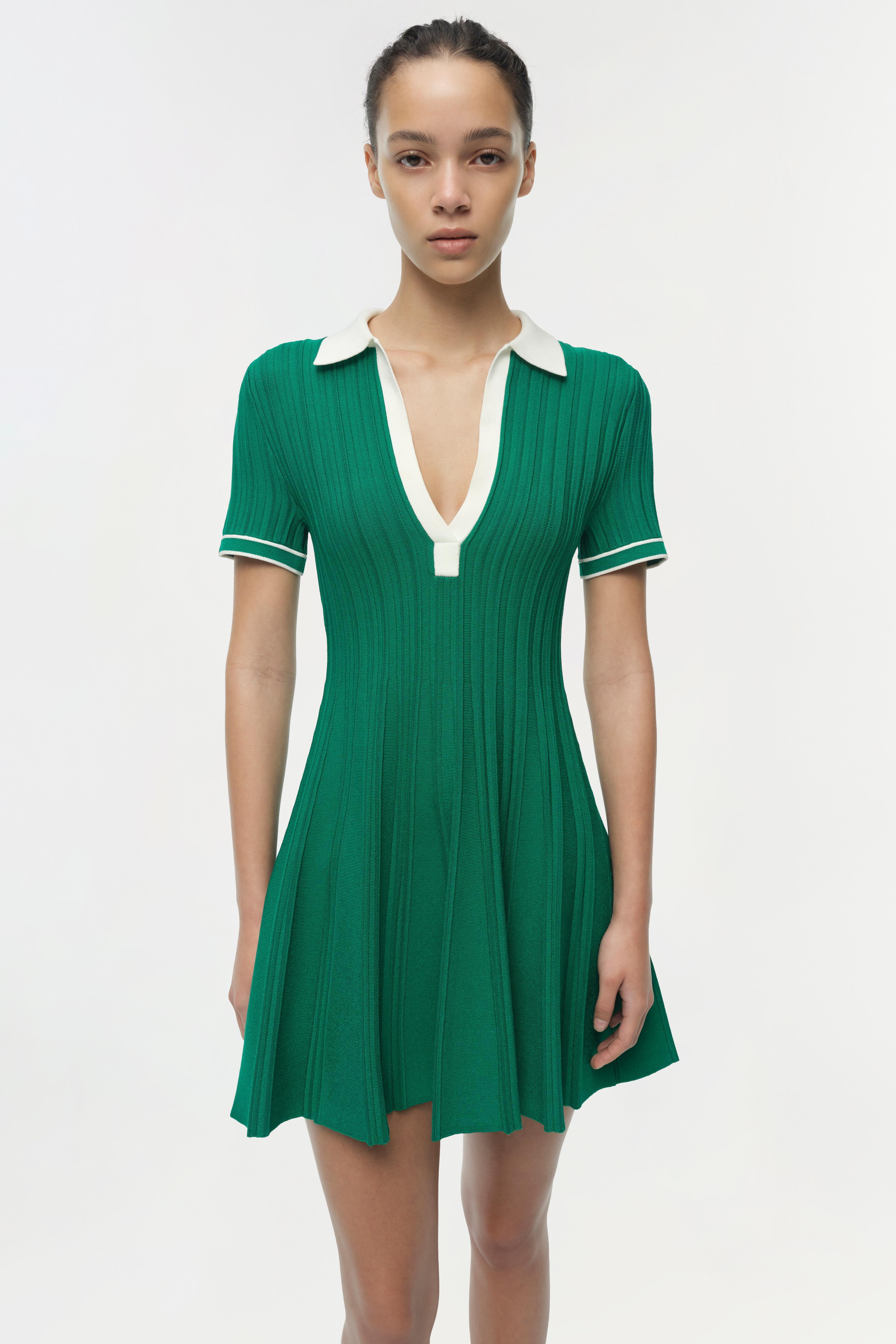Page Knit Polo Mini Dress Page Knit Polo Mini Dress