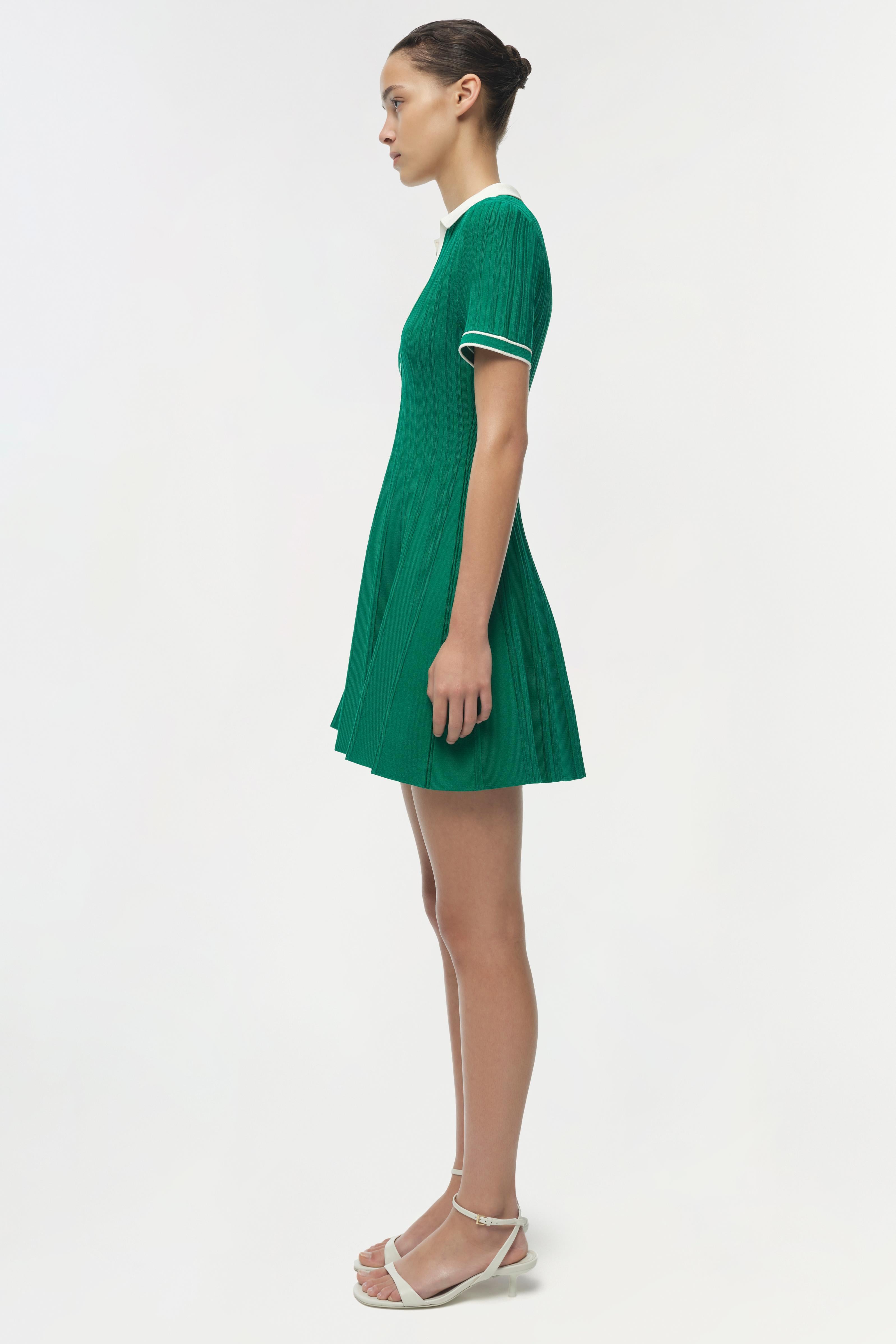 Page Knit Polo Mini Dress SIMKHAI Page Knit Polo Mini Dress SIMKHAI