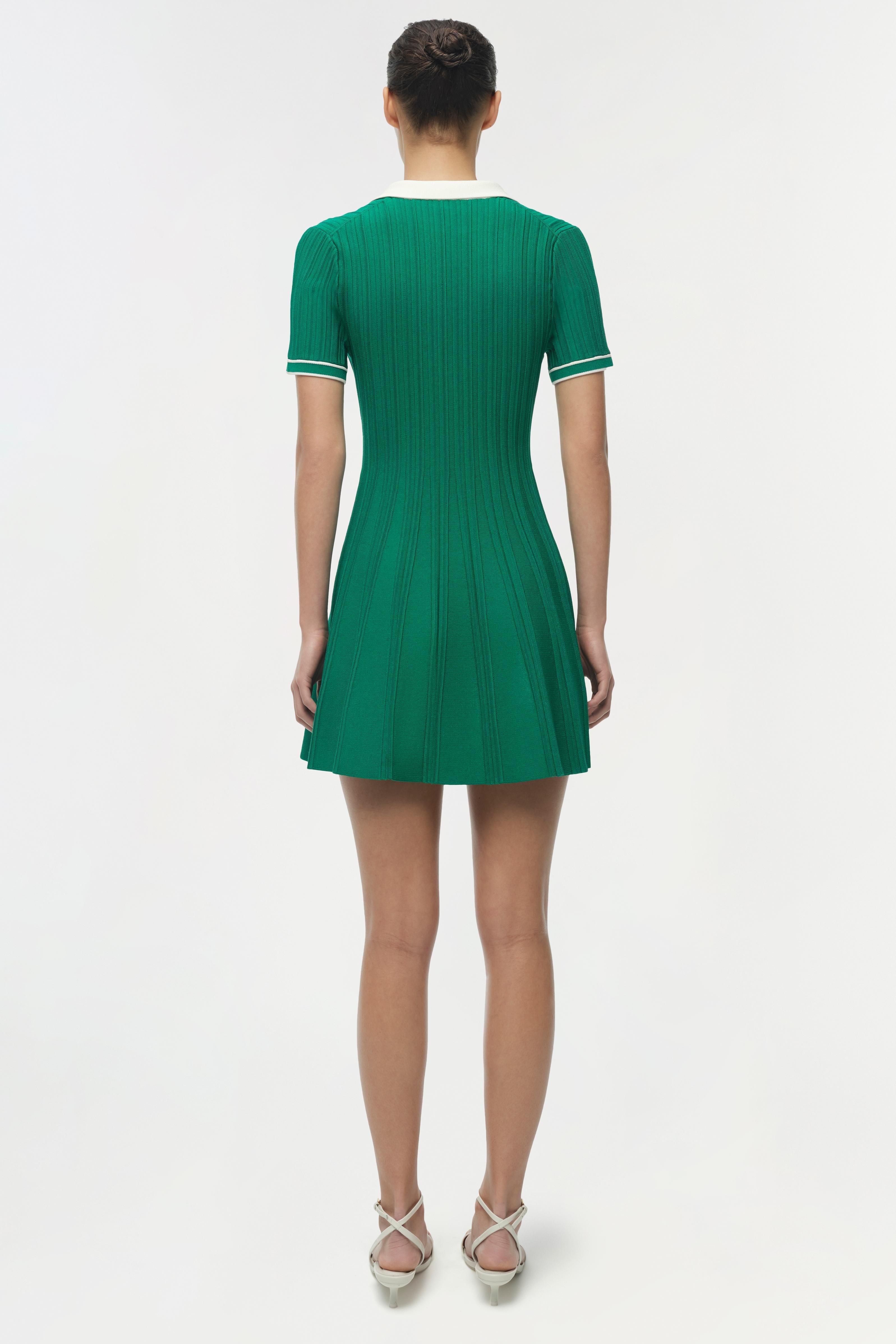 Page Knit Polo Mini Dress SIMKHAI Page Knit Polo Mini Dress SIMKHAI