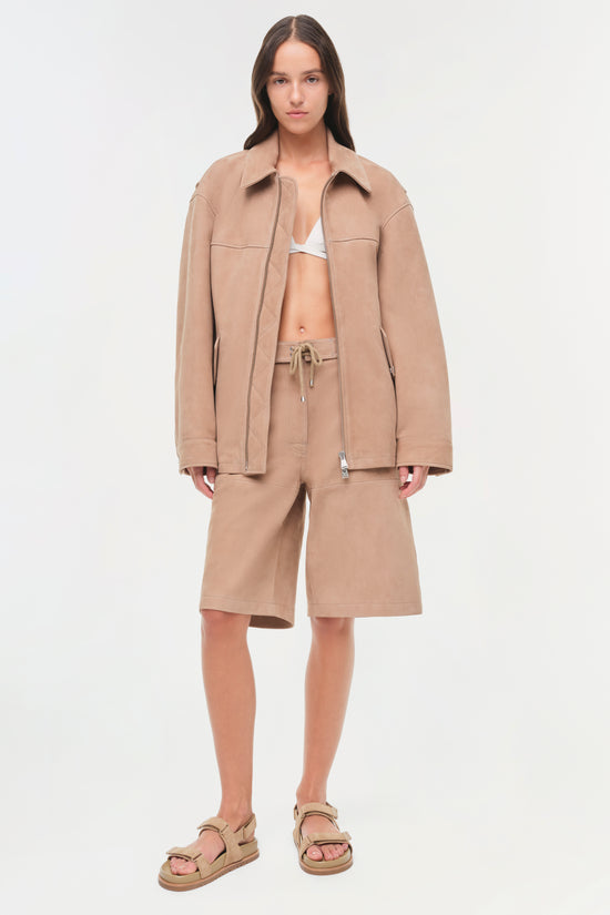 Aslan Long Suede Jacket