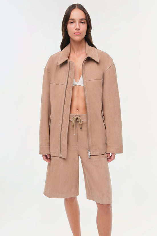 Aslan Long Suede Jacket