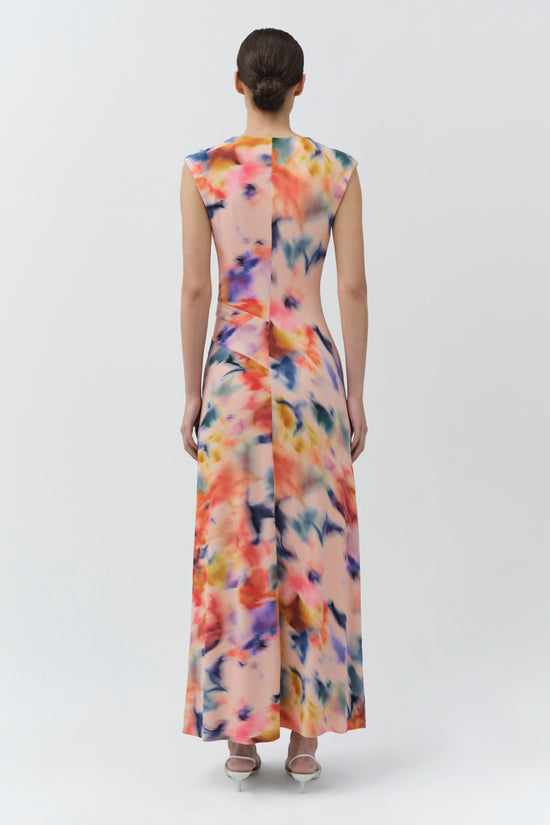 Acacia Draped Jersey Midi Dress