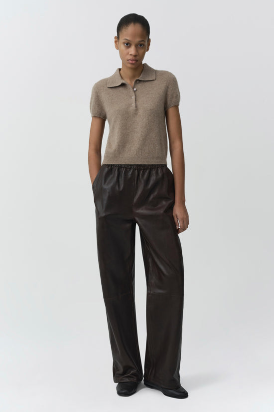 Ivy Brushed Knit Polo