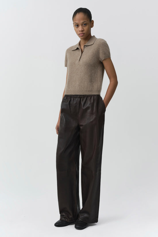 Ivy Brushed Knit Polo