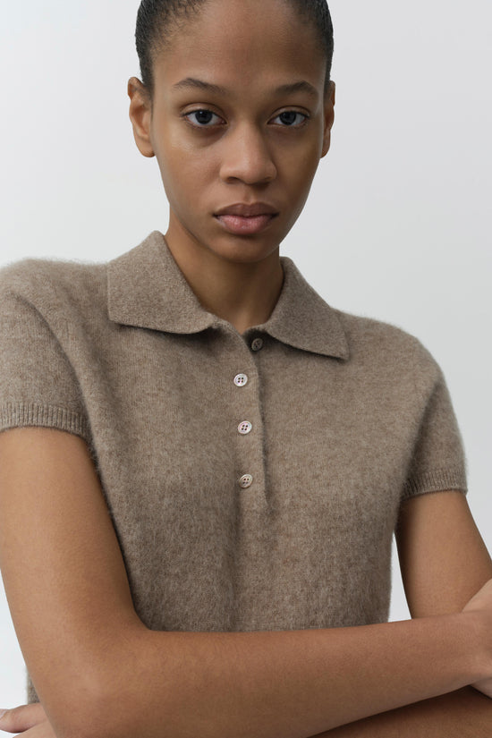 Ivy Brushed Knit Polo