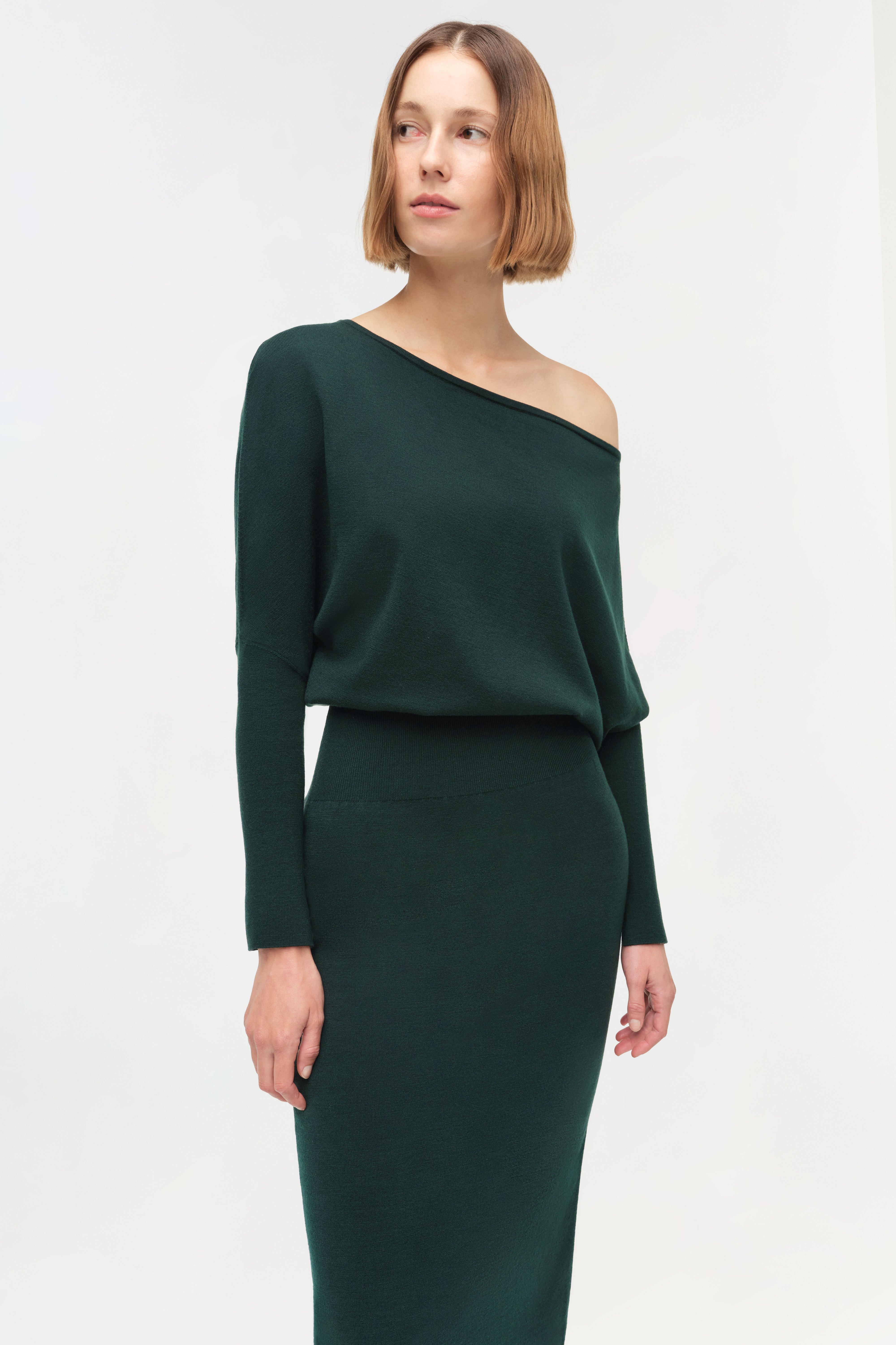 Janese Off Shoulder Midi Dress SIMKHAI Janese Off Shoulder Midi Dress SIMKHAI
