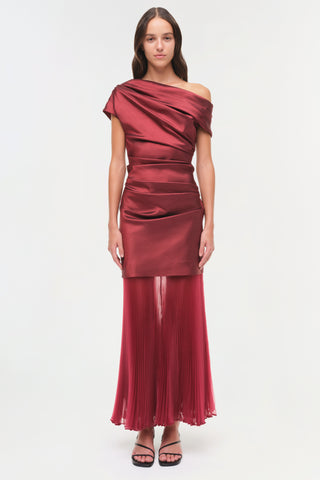 Ammalie Taffeta Midi Dress