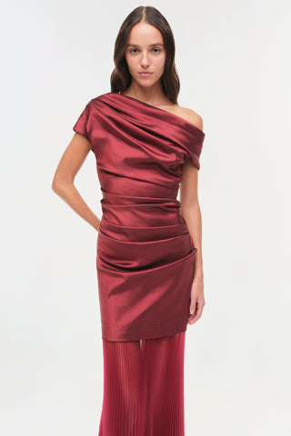 Ammalie Taffeta Midi Dress