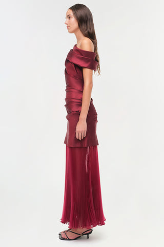 Ammalie Taffeta Midi Dress