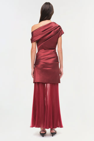 Ammalie Taffeta Midi Dress