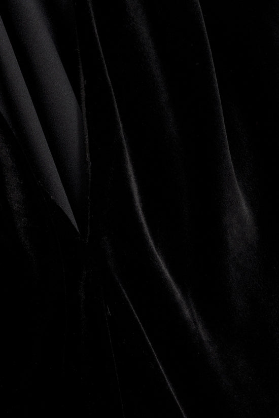 Scarlett Draped Velvet Cape Top