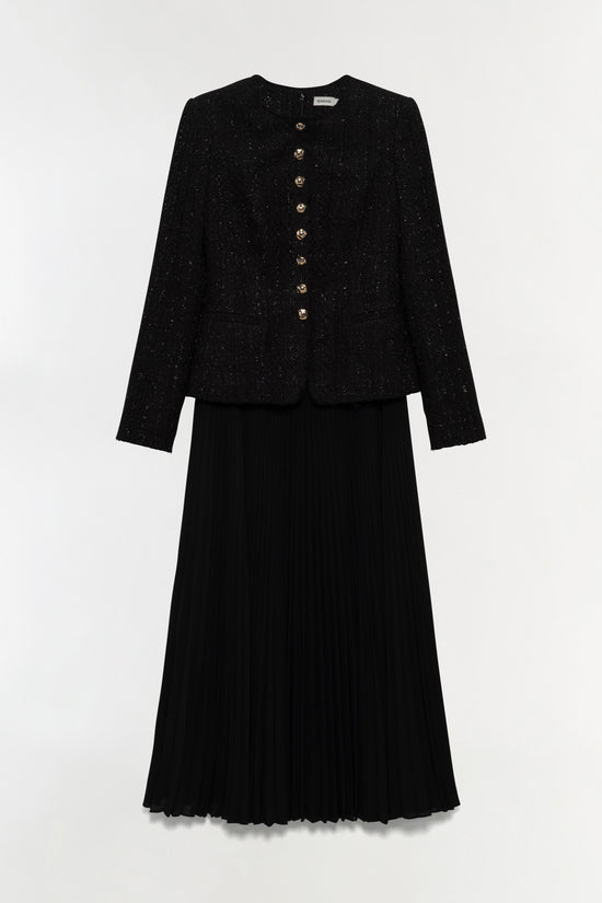 Claudina Tweed Blazer Dress