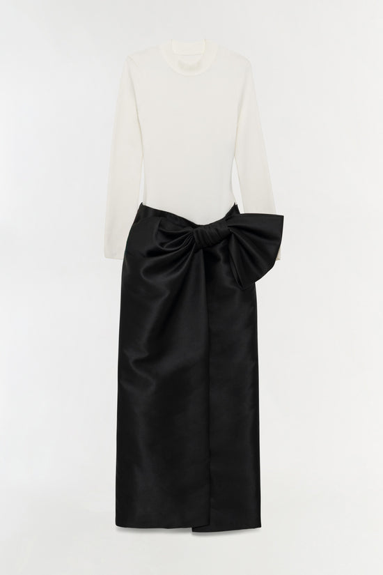 Coralyne Knit Combo Gown