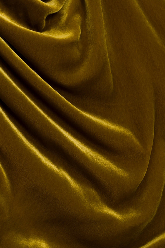 Reannon Draped Velvet Draped Gown