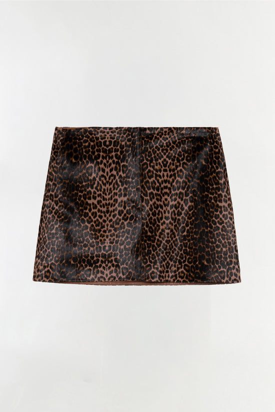 Ismera Mini Calf Hair Skirt