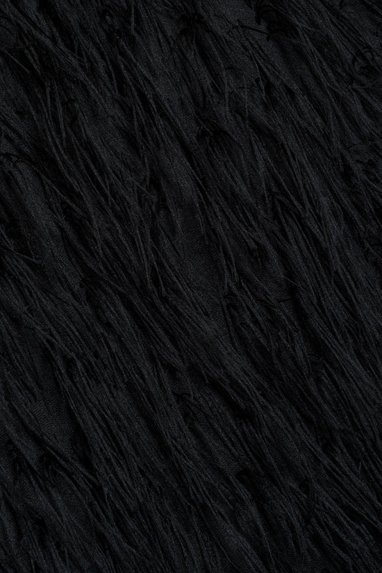 Jade Fringe Jacquard Midi Skirt