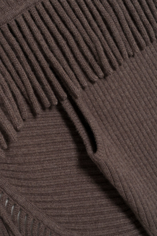Jordan Knit Fringe Midi Dress