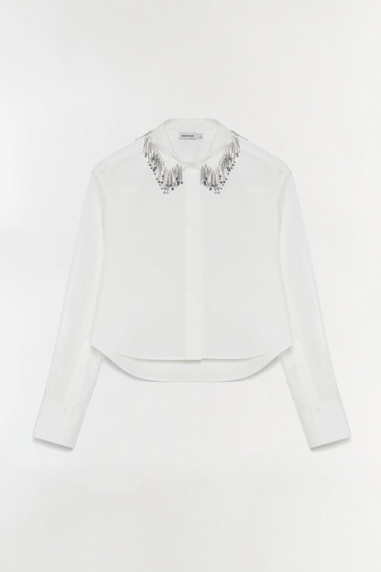 Renata Embellished Button Down Shirt