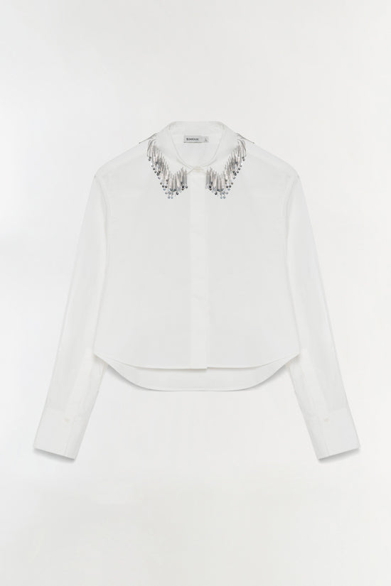 Renata Embellished Button Down Shirt