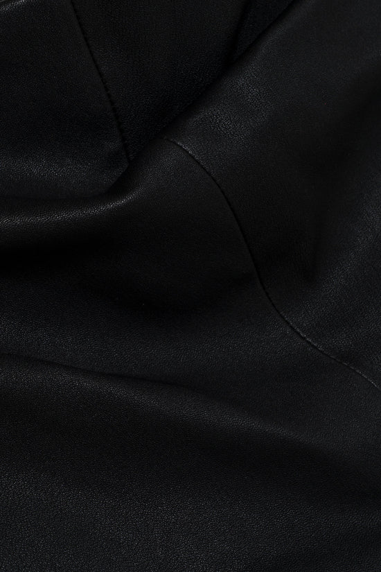 Vessia Leather Midi Dress