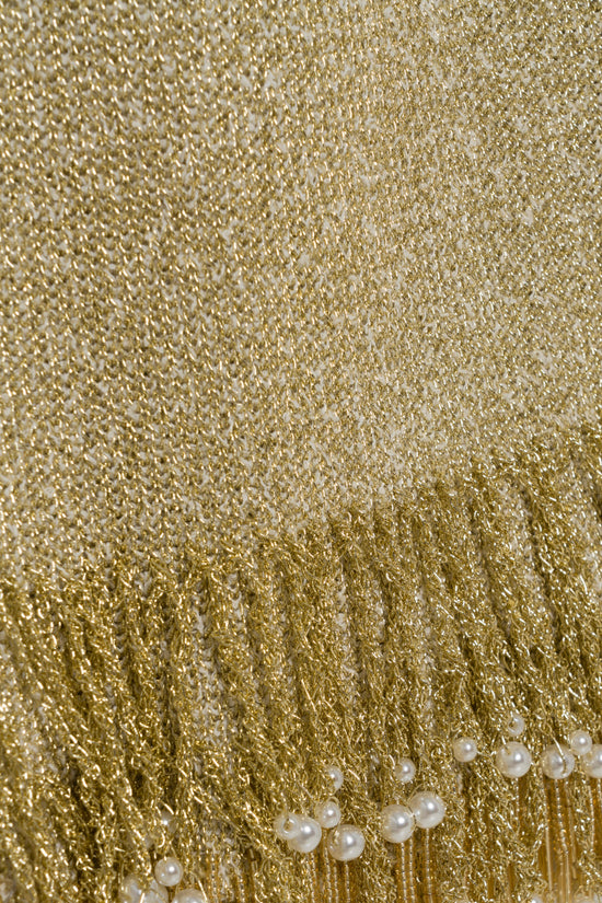 Zeni Pearl Fringe Skirt
