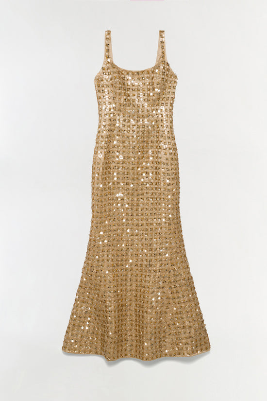 Briella Embellished Satin Gown
