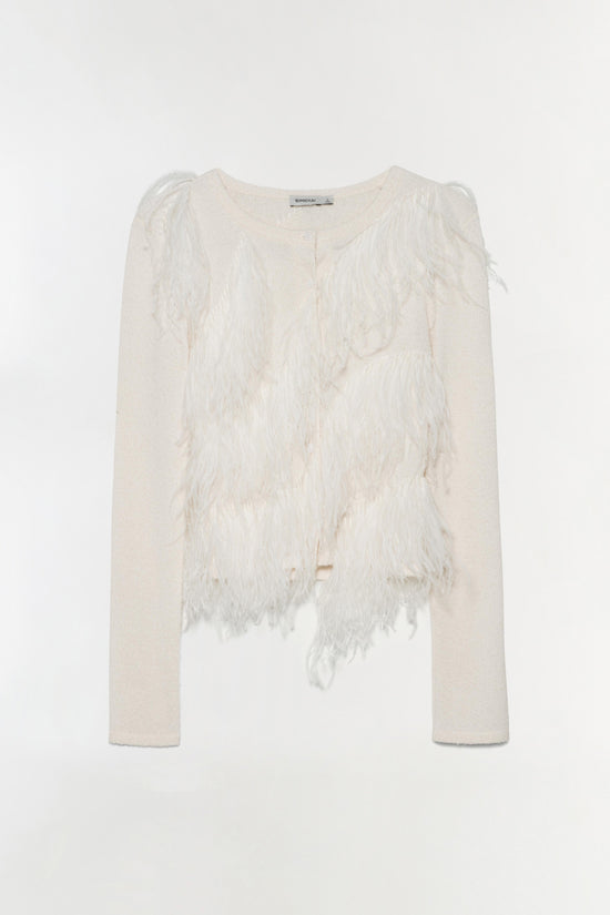Rielle Feather Cardigan