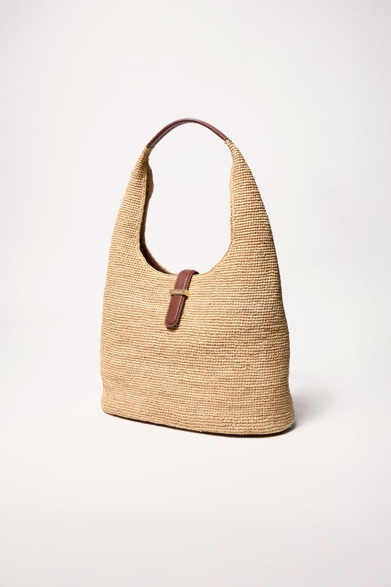 Khai Raffia Hobo Bag