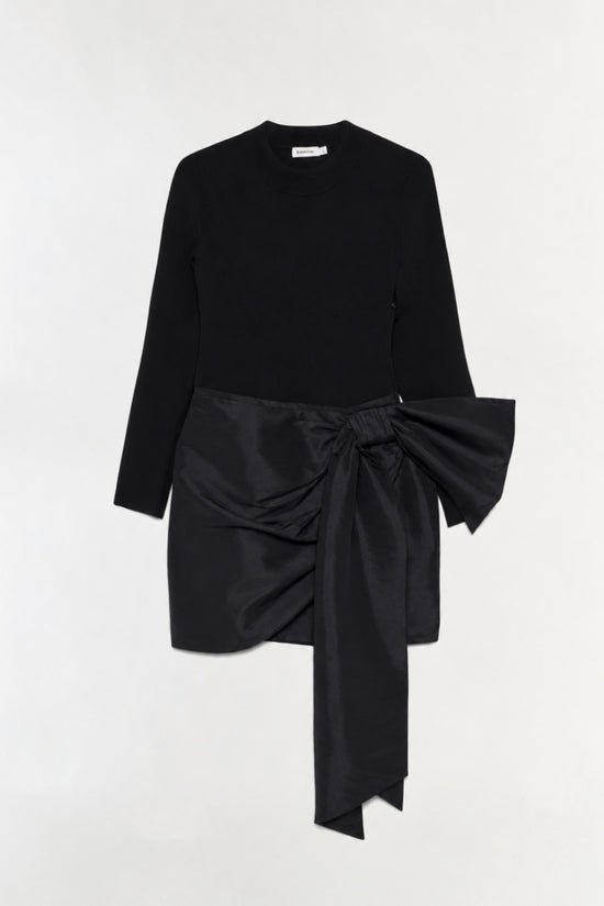 Tedda Taffeta Knit Mini Dress