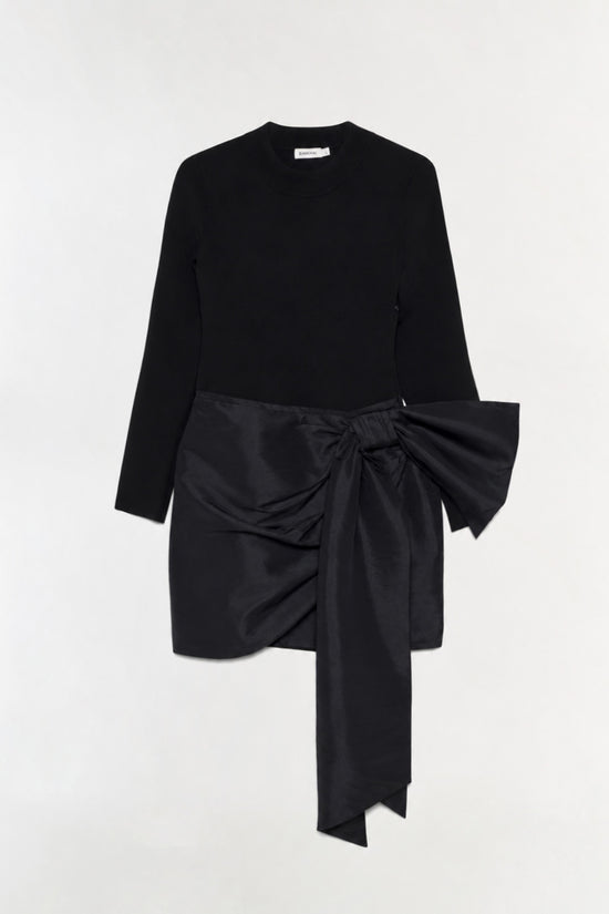 Tedda Taffeta Knit Mini Dress