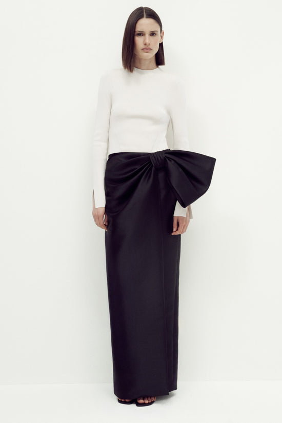 Coralyne Knit Combo Gown