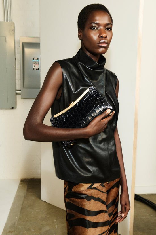 Haut en cuir Halley