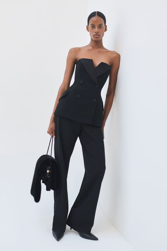 Sabela Satin Crepe Wide Leg Pant