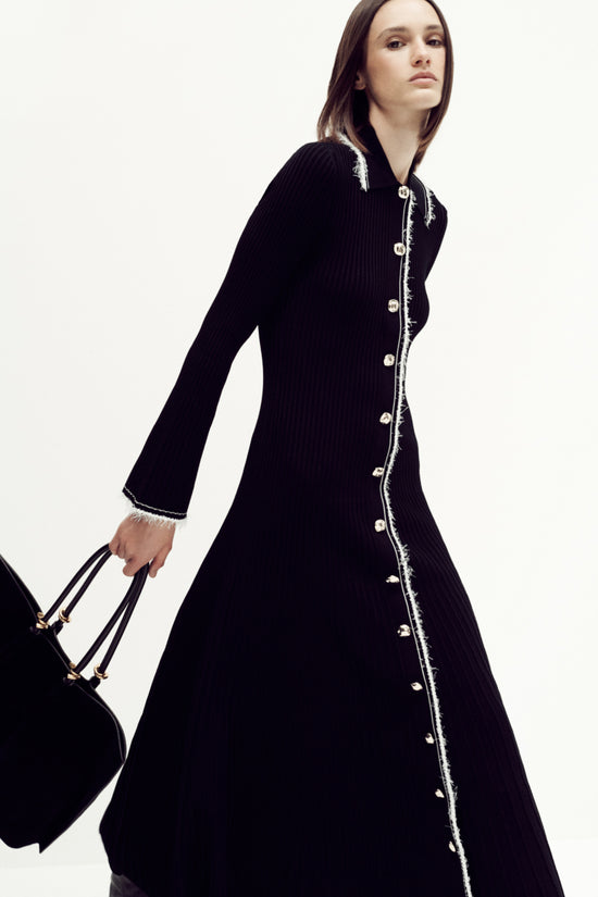 Orelia Compact Knit Midi Dress