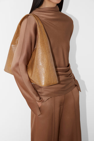 Victoria Draped Satin Top