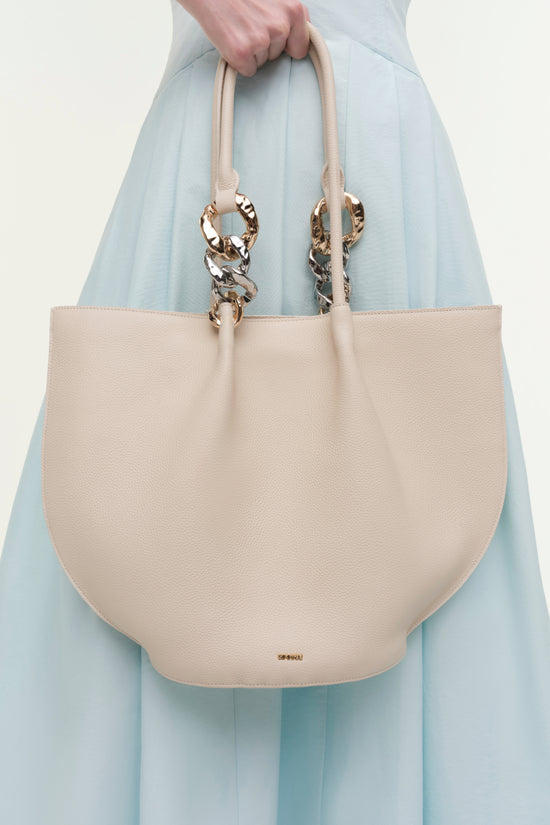 Arlo Chain Pebble Leather Tote