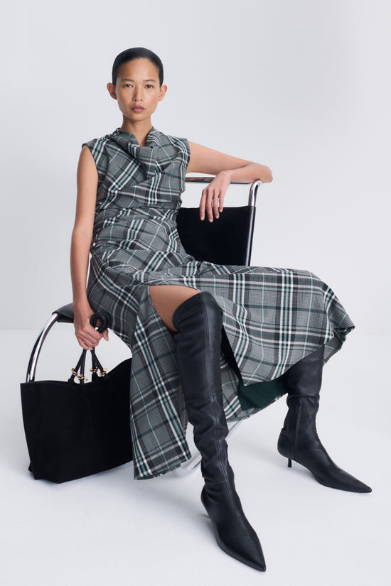 Burke Draped Midi Dress