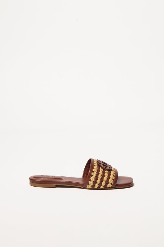 Delphi Rope Woven Flat Sandal